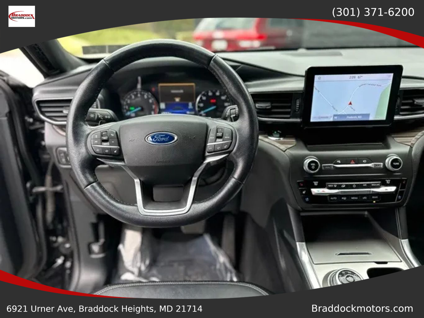 2020 FORD EXPLORER SUV V6, HYBRID, 3.3 LITER LIMITED HEV SPORT UTILITY 4D