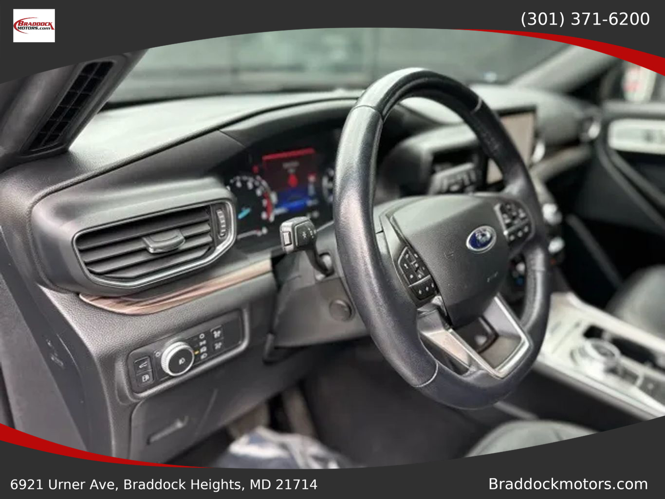 2020 FORD EXPLORER SUV V6, HYBRID, 3.3 LITER LIMITED HEV SPORT UTILITY 4D