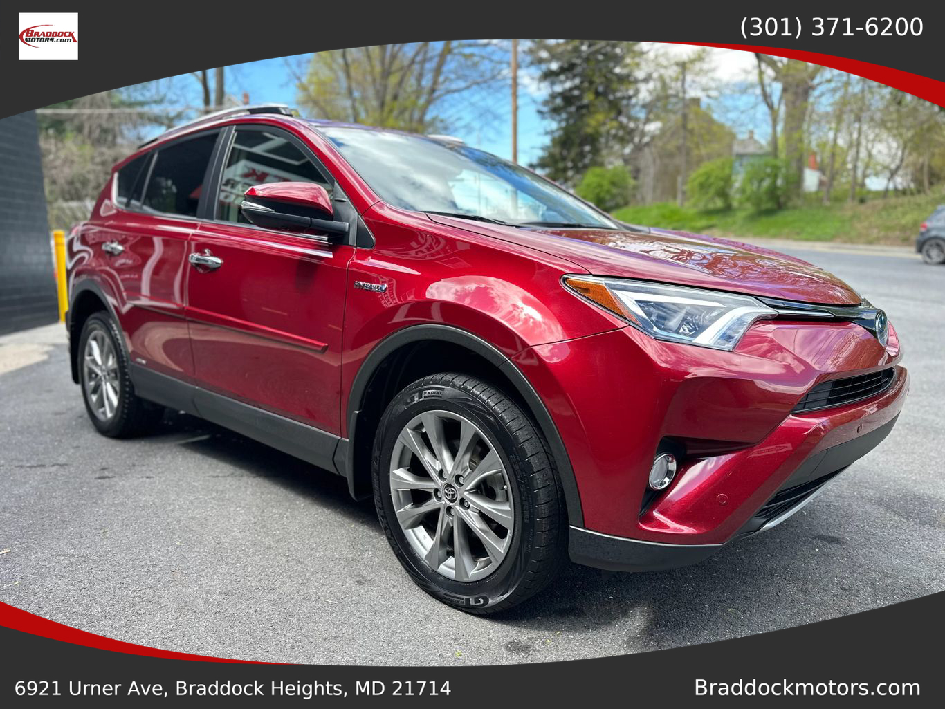 2018 TOYOTA RAV4 HYBRID SUV 4-CYL, HYBRID, 2.5 LITER LIMITED SPORT UTILITY 4D