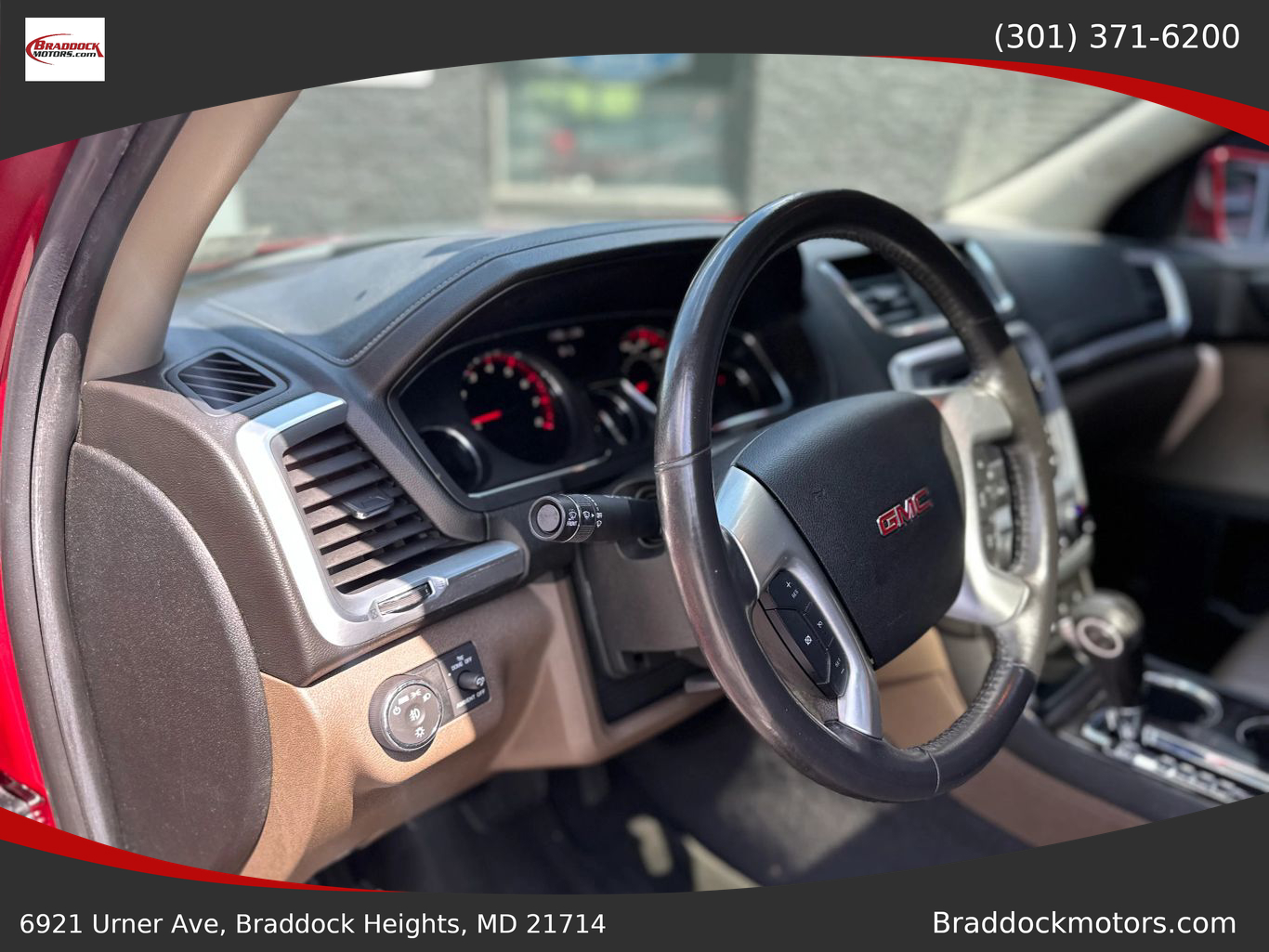 2014 GMC ACADIA SUV V6, 3.6 LITER SLT-1 SPORT UTILITY 4D