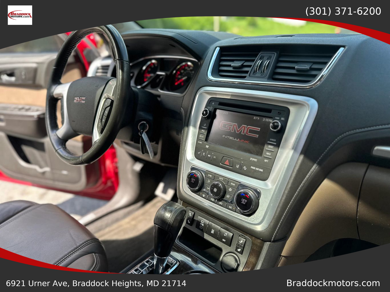 2014 GMC ACADIA SUV V6, 3.6 LITER SLT-1 SPORT UTILITY 4D