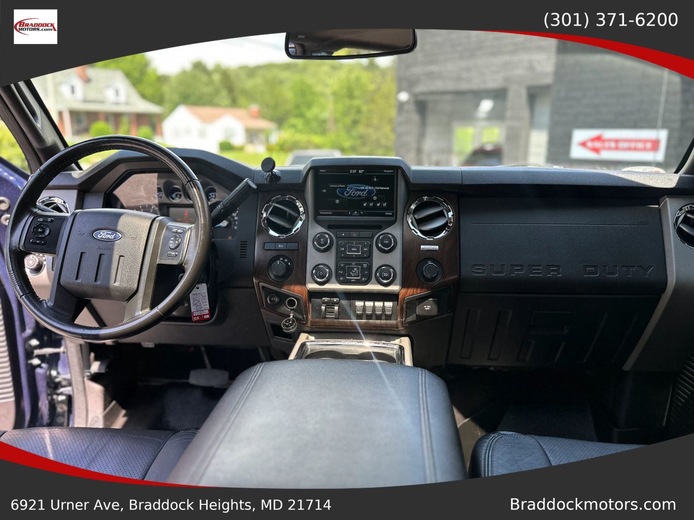 2015 FORD F350 SUPER DUTY CREW CAB PICKUP V8, TURBO DIESEL, 6.7L LARIAT PICKUP 4D 6 3/4 FT