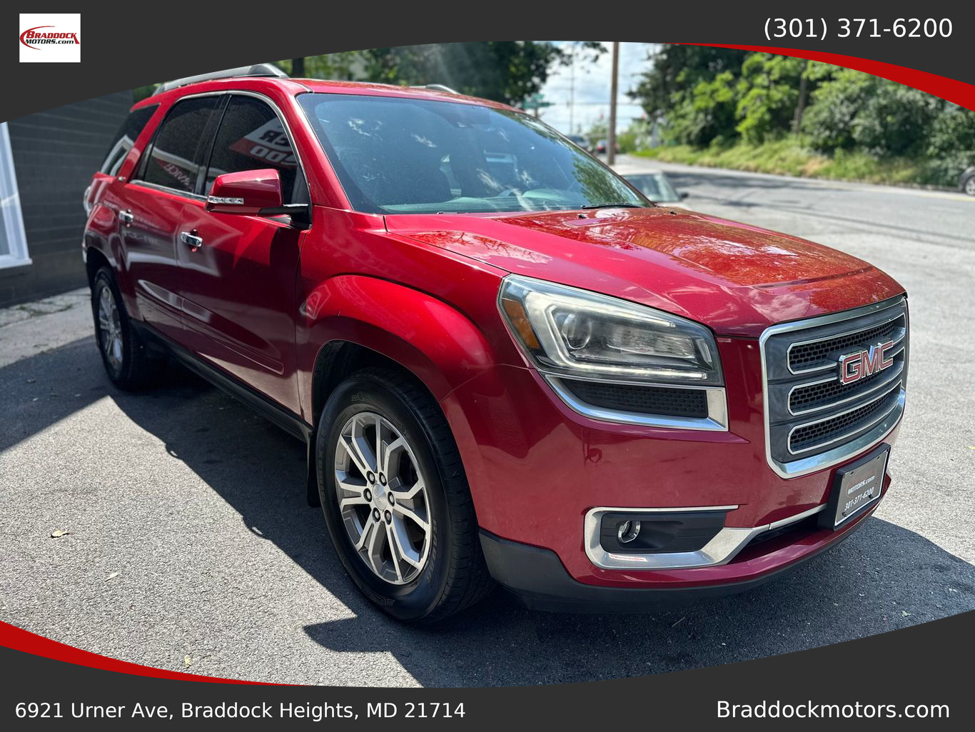 2014 GMC ACADIA SUV V6, 3.6 LITER SLT-1 SPORT UTILITY 4D