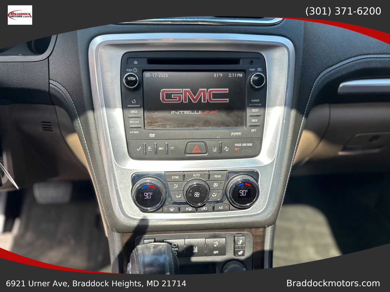 2014 GMC ACADIA SUV V6, 3.6 LITER SLT-1 SPORT UTILITY 4D
