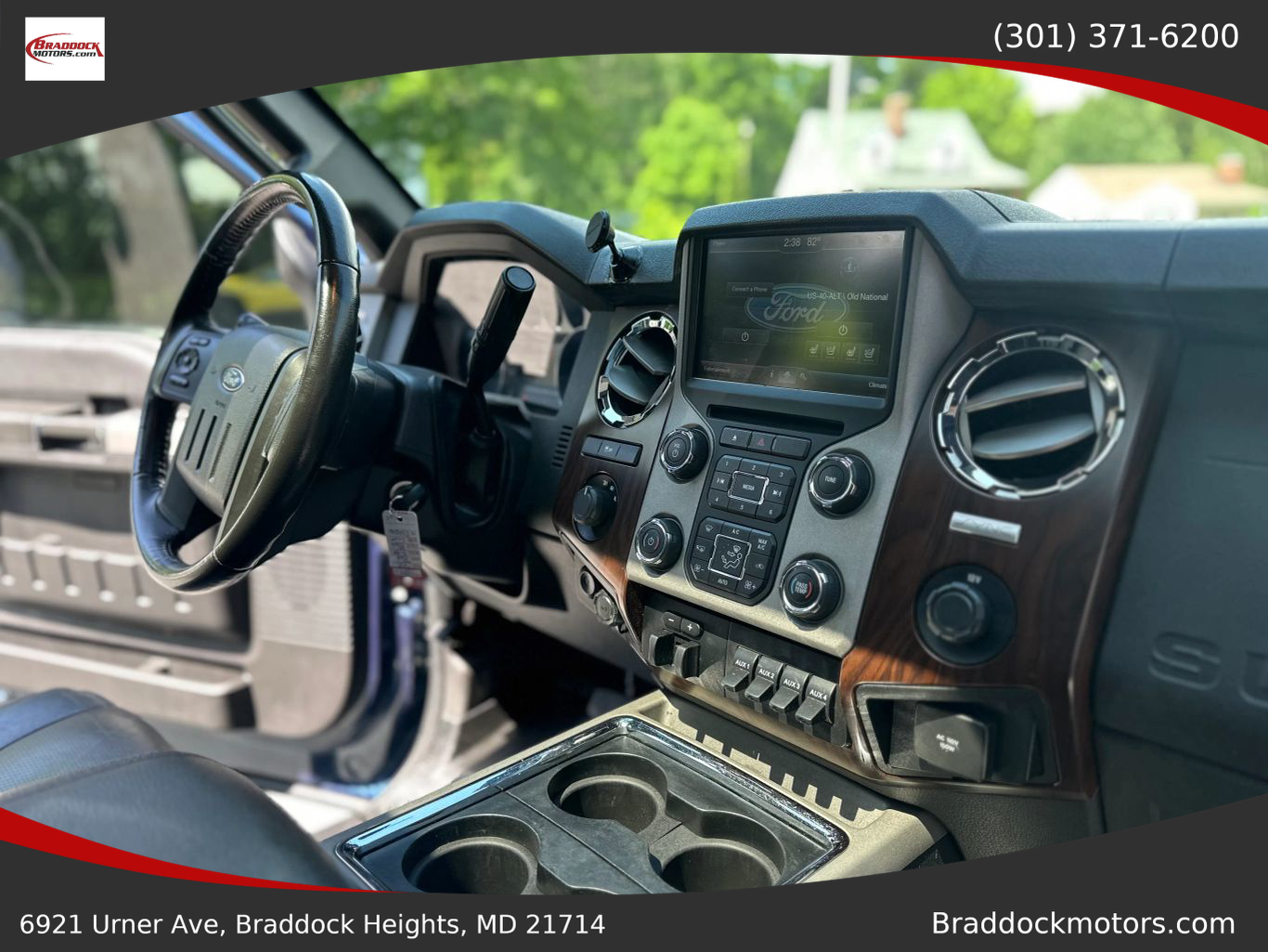 2015 FORD F350 SUPER DUTY CREW CAB PICKUP V8, TURBO DIESEL, 6.7L LARIAT PICKUP 4D 6 3/4 FT