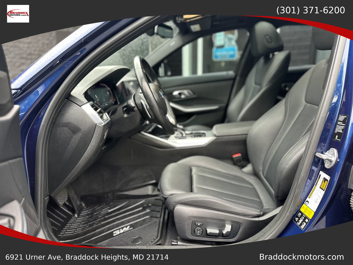 2019 BMW 3 SERIES SEDAN 4-CYL, TURBO, 2.0 LITER 330I XDRIVE SEDAN 4D
