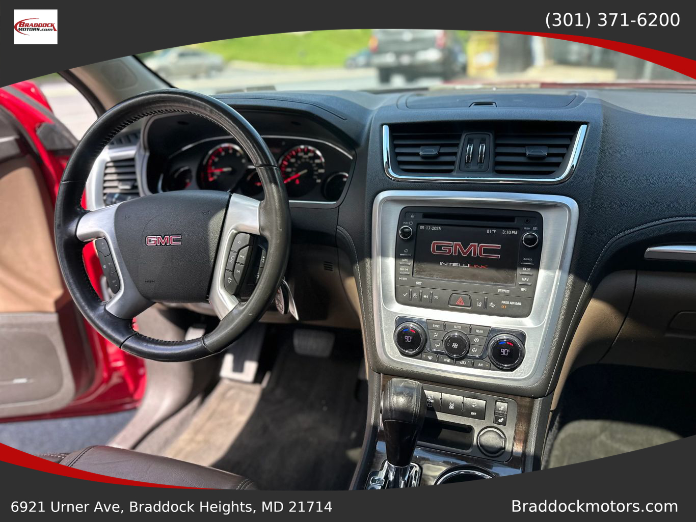 2014 GMC ACADIA SUV V6, 3.6 LITER SLT-1 SPORT UTILITY 4D