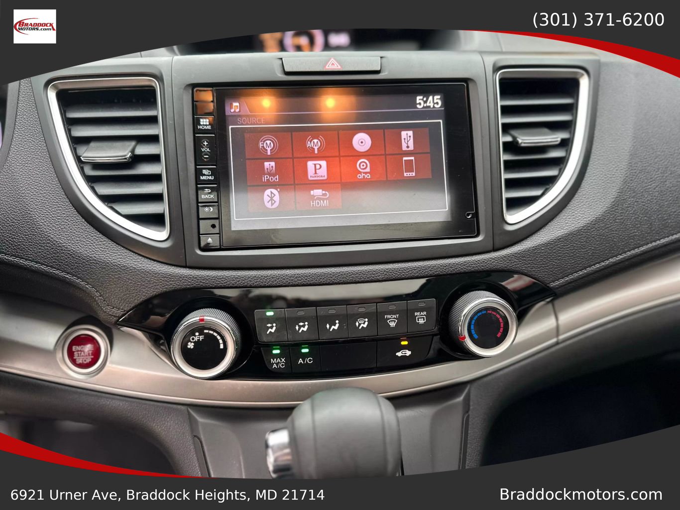 2016 HONDA CR-V SUV 4-CYL, I-VTEC, 2.4 LITER EX SPORT UTILITY 4D