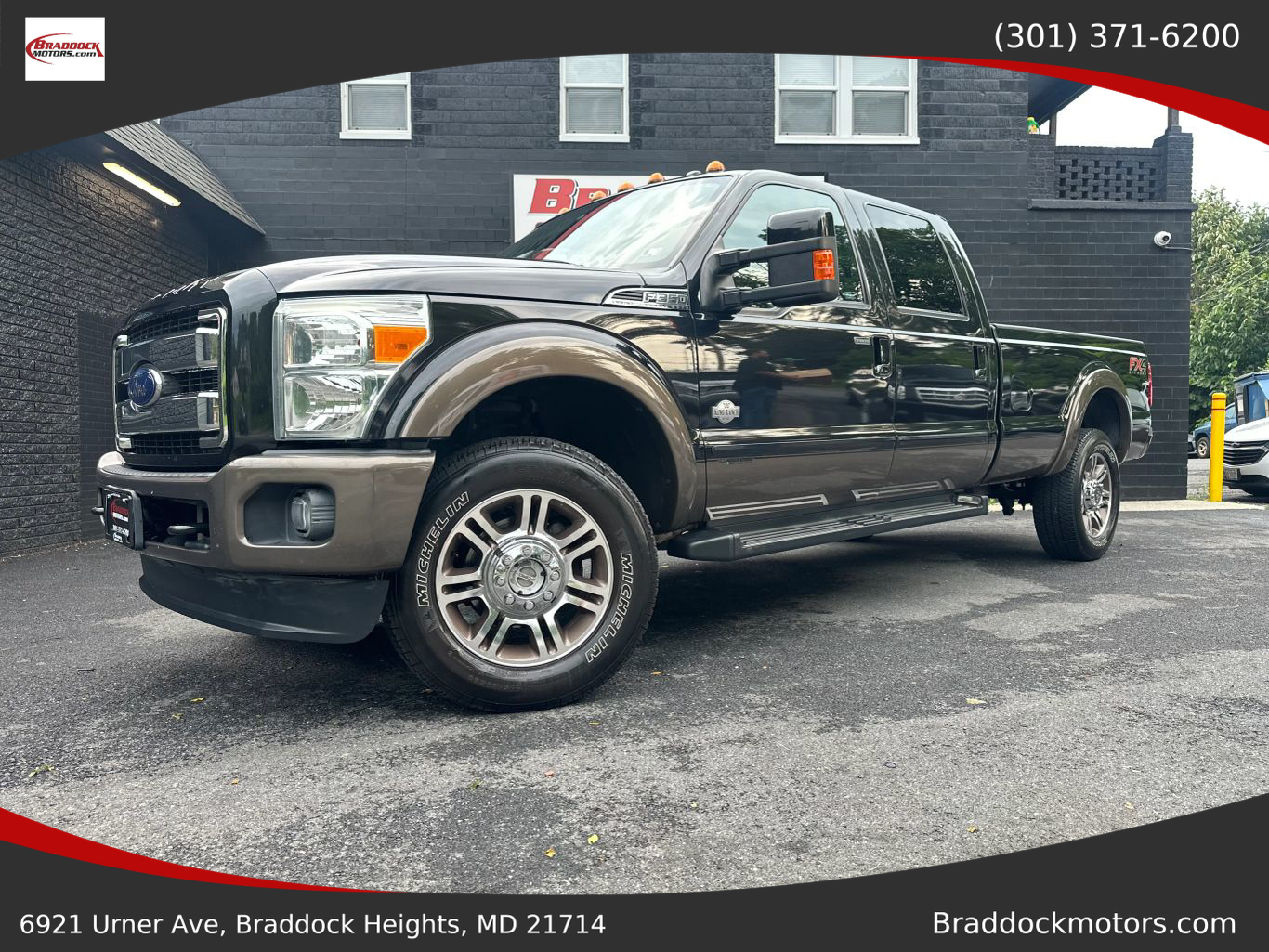 2015 FORD F350 SUPER DUTY CREW CAB PICKUP V8, TURBO DIESEL, 6.7L KING RANCH PICKUP 4D 8 FT