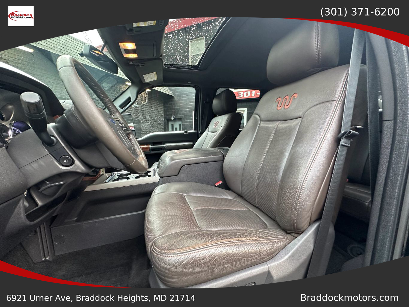 2015 FORD F350 SUPER DUTY CREW CAB PICKUP V8, TURBO DIESEL, 6.7L KING RANCH PICKUP 4D 8 FT