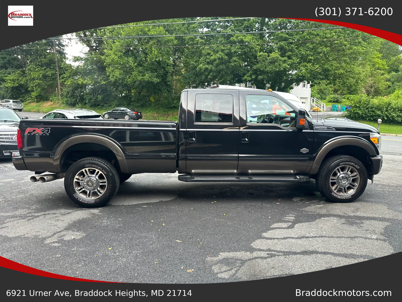 2015 FORD F350 SUPER DUTY CREW CAB PICKUP V8, TURBO DIESEL, 6.7L KING RANCH PICKUP 4D 8 FT