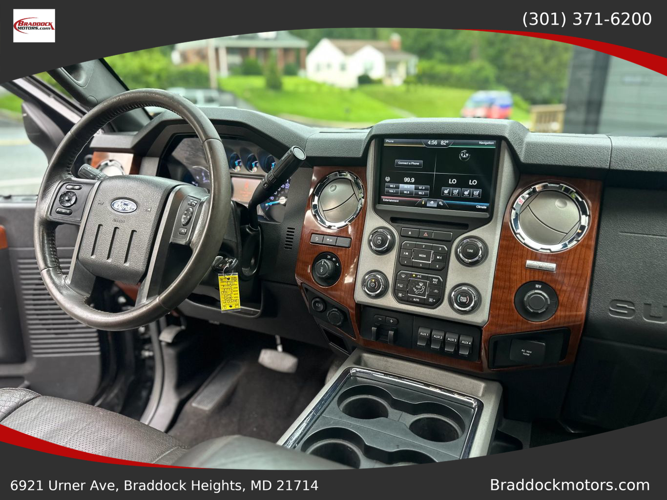 2015 FORD F350 SUPER DUTY CREW CAB PICKUP V8, TURBO DIESEL, 6.7L KING RANCH PICKUP 4D 8 FT