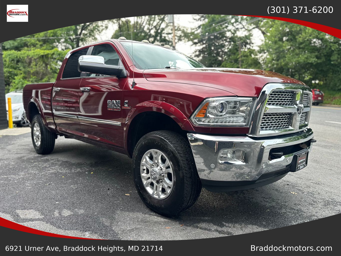 2018 RAM 2500 CREW CAB PICKUP 6-CYL, TURBO DSL, 6.7L LARAMIE PICKUP 4D 6 1/3 FT