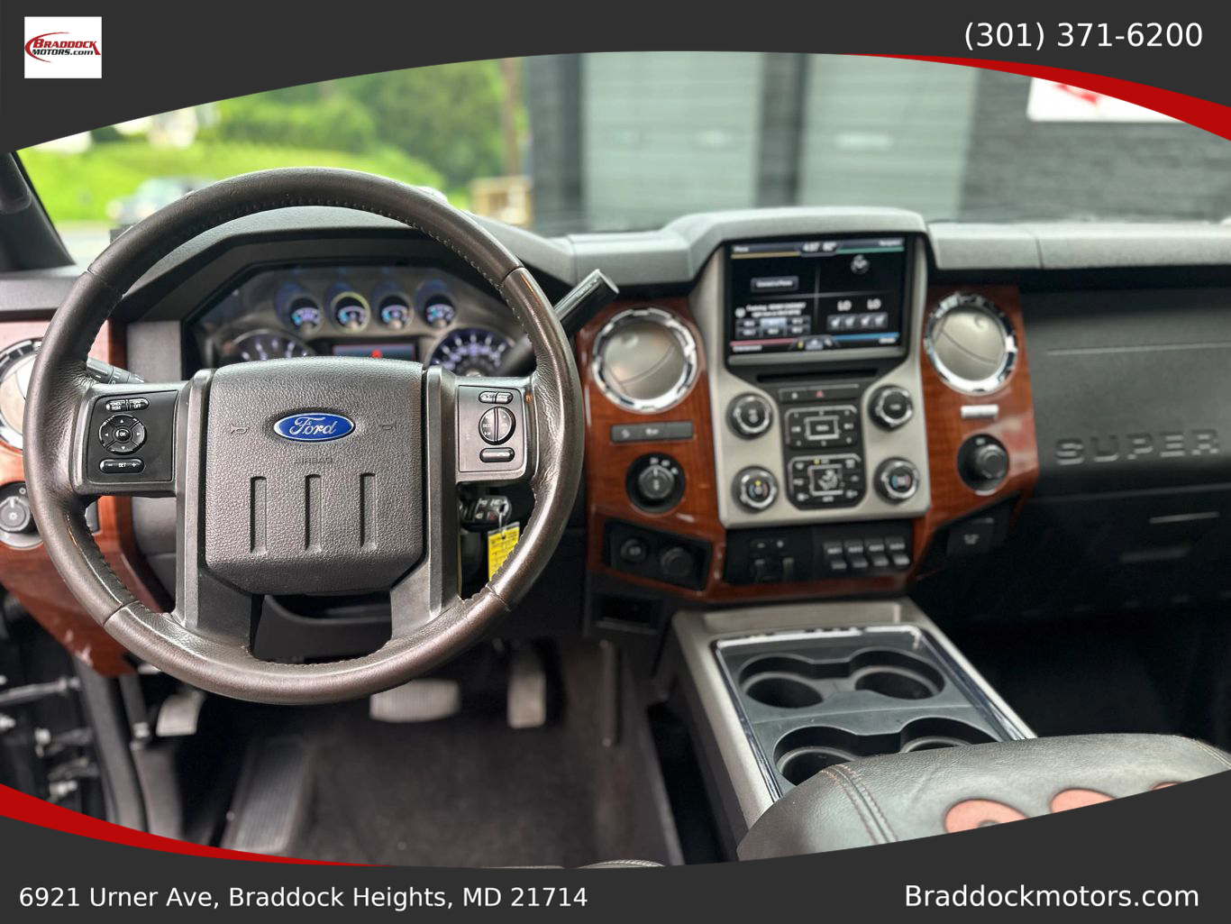 2015 FORD F350 SUPER DUTY CREW CAB PICKUP V8, TURBO DIESEL, 6.7L KING RANCH PICKUP 4D 8 FT