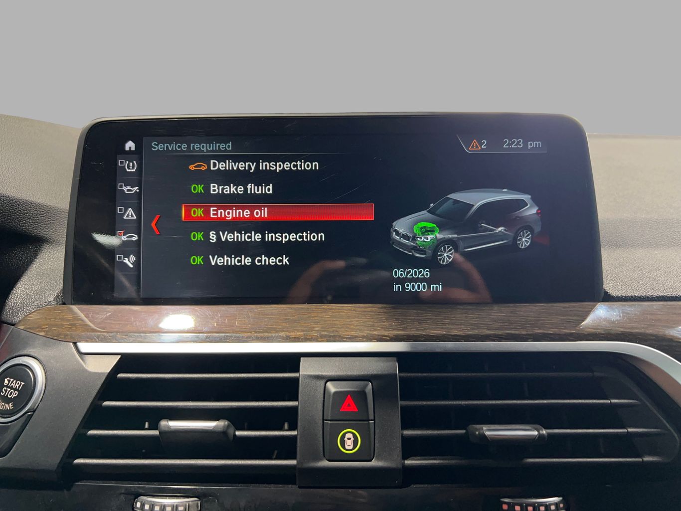 2019 BMW X3 SUV 4-CYL, TURBO, 2.0 LITER SDRIVE30I SPORT UTILITY 4D
