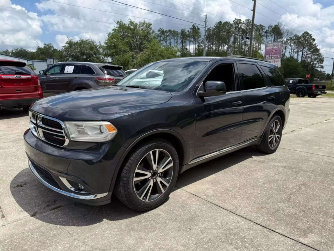 2015 DODGE DURANGO SUV V6, FLEX FUEL, 3.6 LITER SXT PLUS SPORT UTILITY 4D