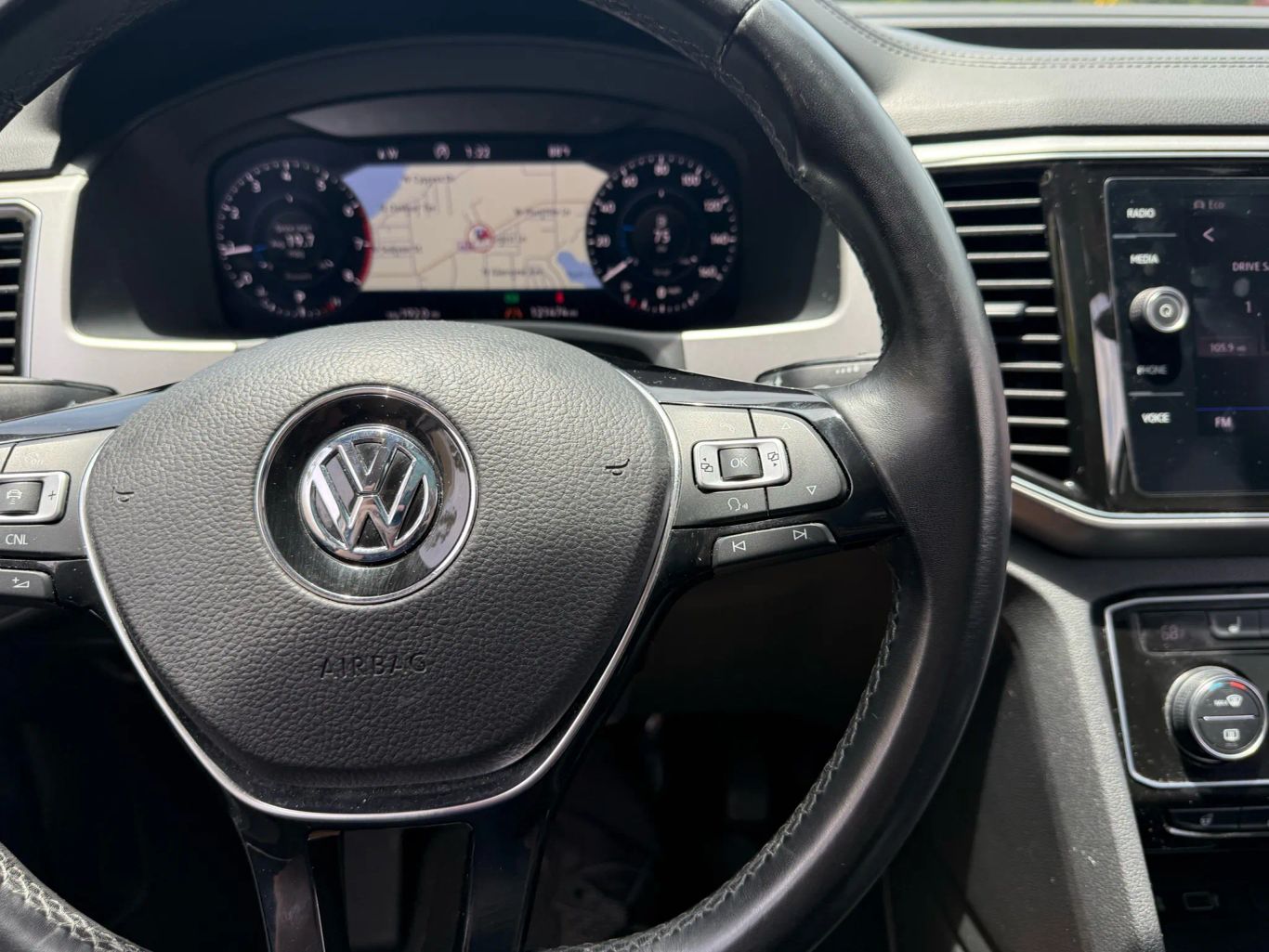 2018 VOLKSWAGEN ATLAS SUV V6, 3.6 LITER SEL PREMIUM 4MOTION SPORT UTILITY 4D