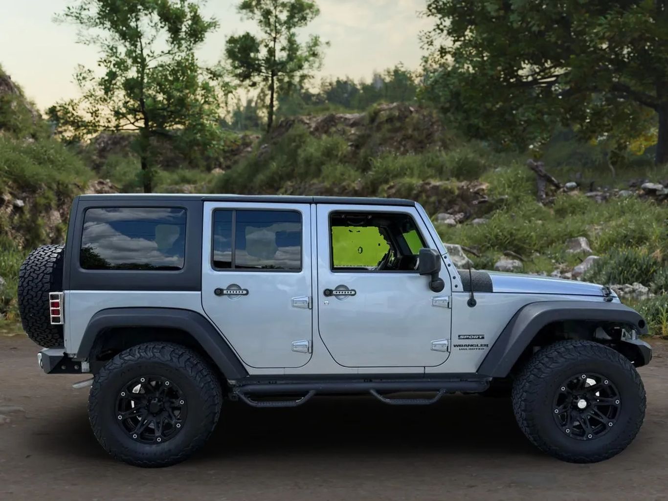 2017 JEEP WRANGLER UNLIMITED SUV V6, 3.6 LITER SPORT SUV 4D