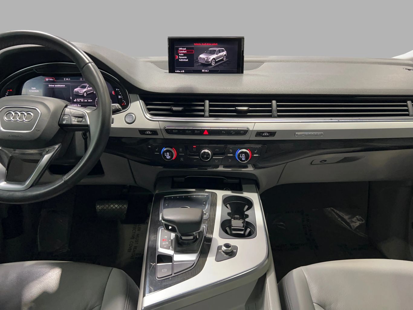 2019 AUDI Q7 SUV 4-CYL, TURBO, 2.0 LITER 45 TFSI PREMIUM PLUS SPORT UTILITY 4D