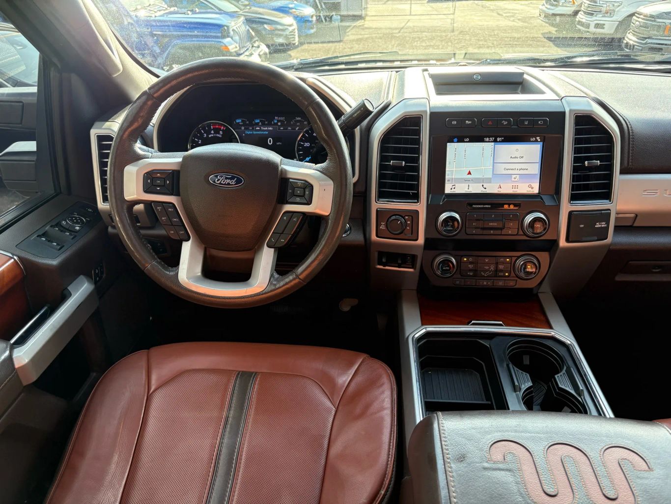 2019 FORD F250 SUPER DUTY CREW CAB PICKUP V8, TURBO DIESEL, 6.7 LITER KING RANCH PICKUP 4D 6 3/4 FT - Tampa Motor Cars