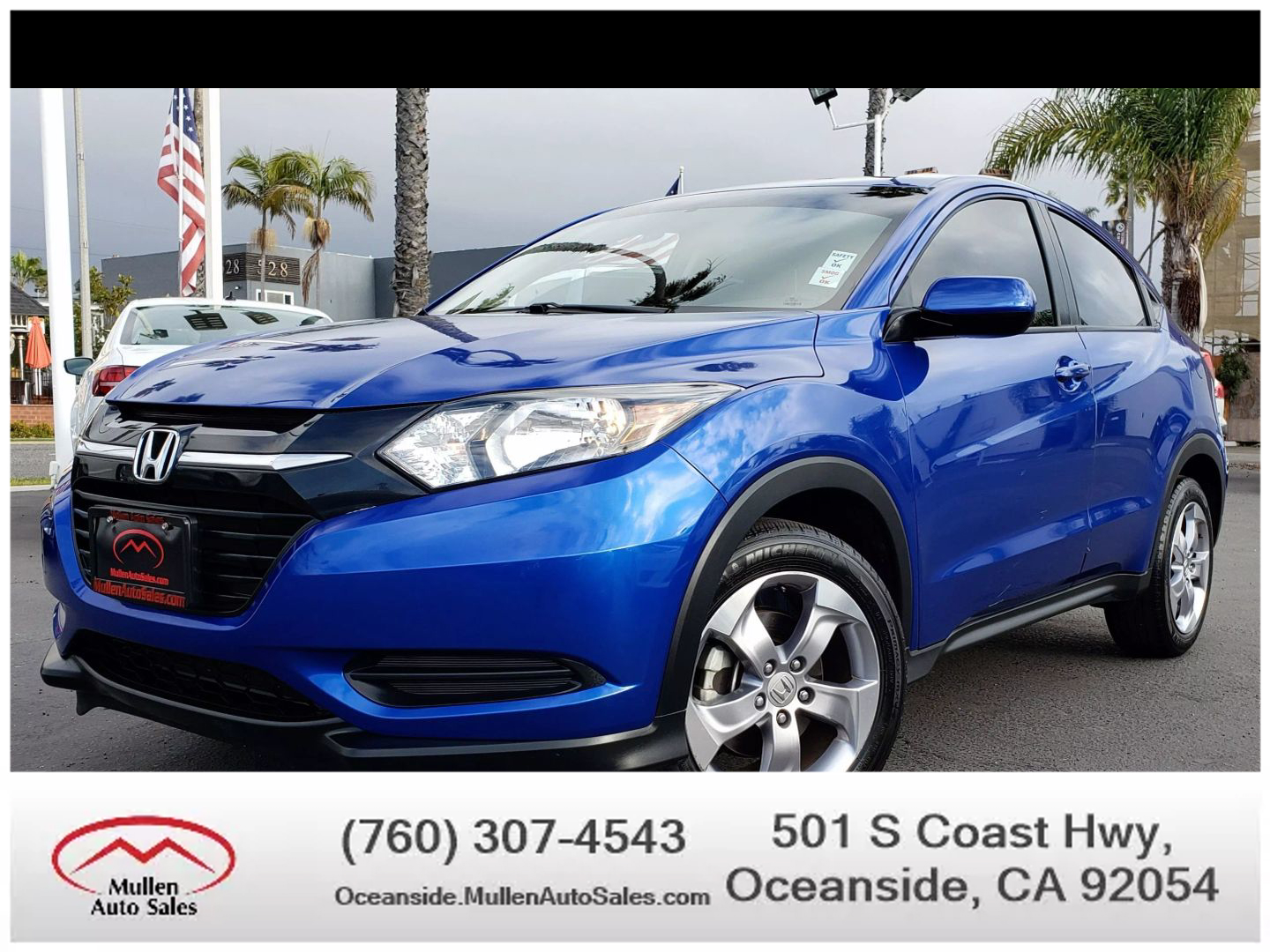 USED HONDA HRV 2018 for sale in Oceanside, CA Mullen Auto Sales