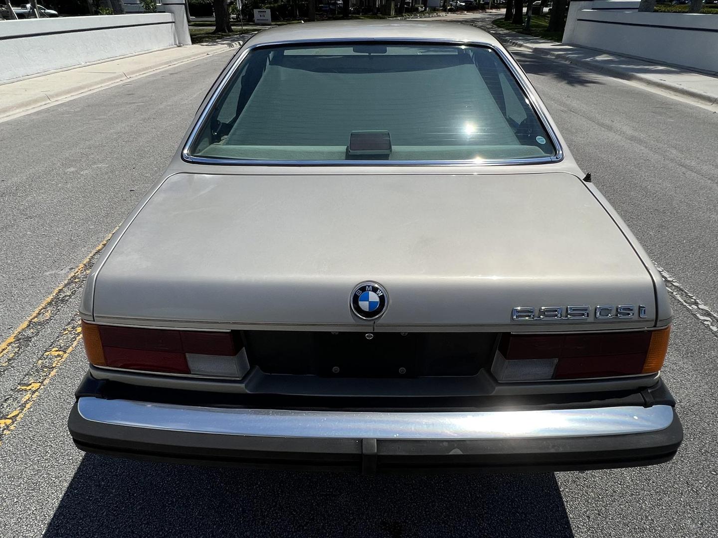 1987 BMW 6 Series null photo 12