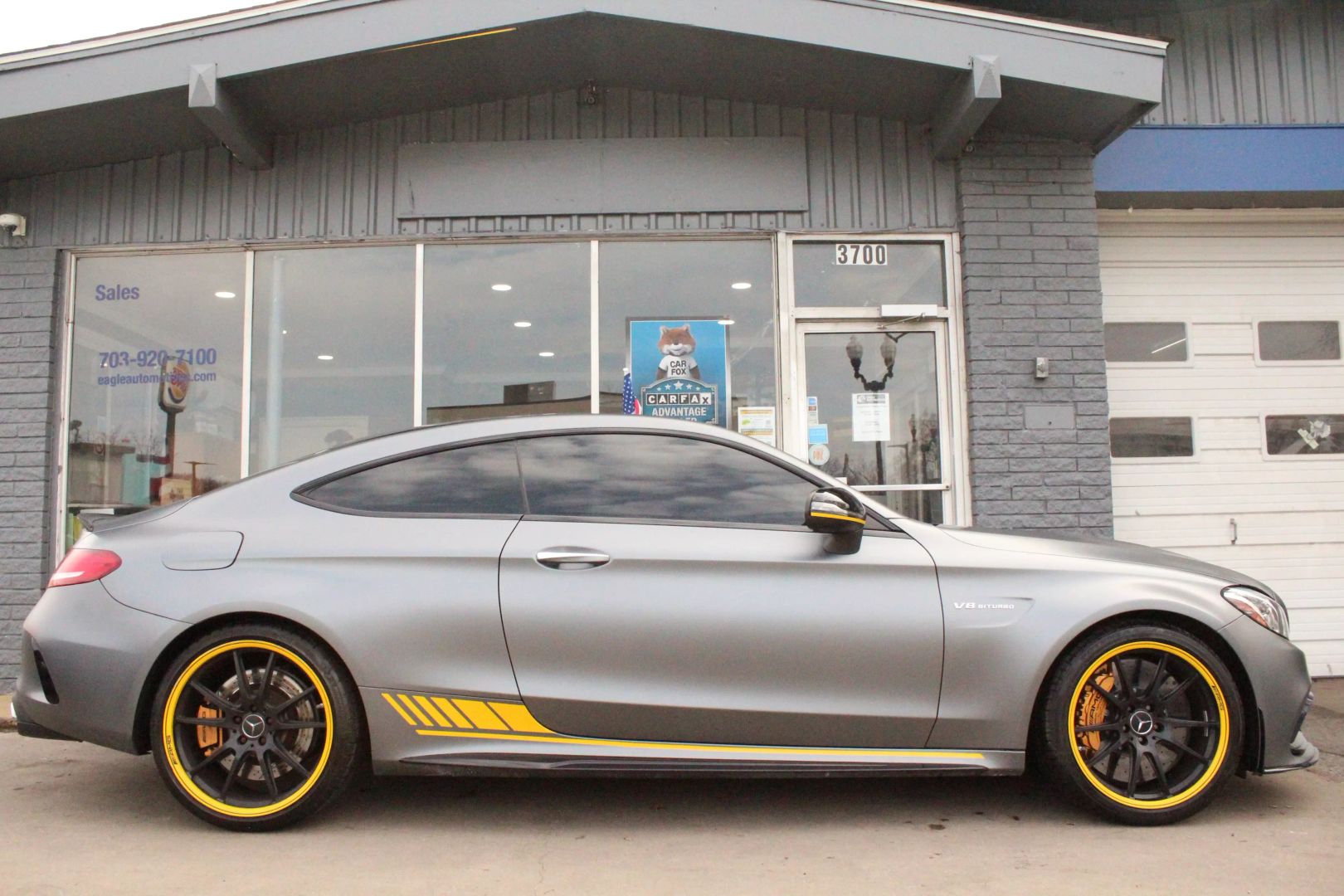 Used 2017 Mercedes-Benz C-Class AMG C63 with VIN WDDWJ8HB2HF423978 for sale in Arlington, VA