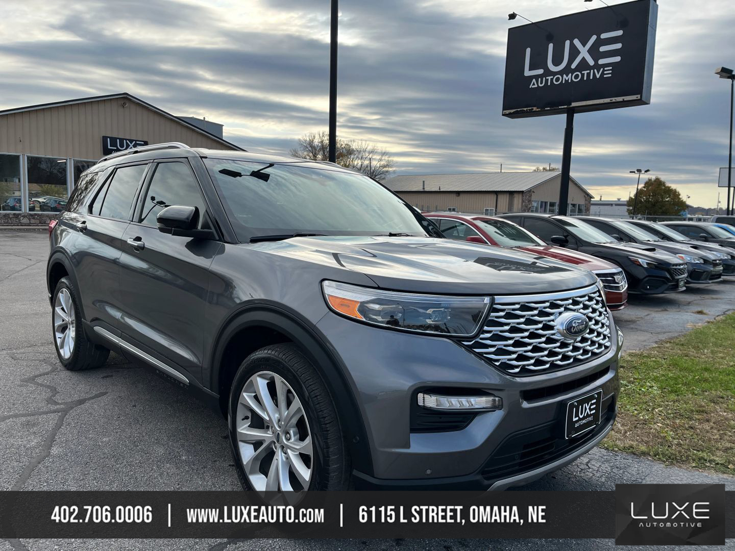 2022 FORD EXPLORER SUV V6, ECOBOOST, TWIN TURBO, 3.0 LITER PLATINUM SPORT UTILITY 4D