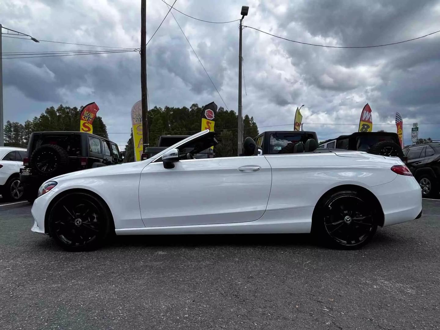 Used 2019 Mercedes-Benz C-Class Cabriolet C300 with VIN WDDWK8DB6KF803335 for sale in Tampa, FL