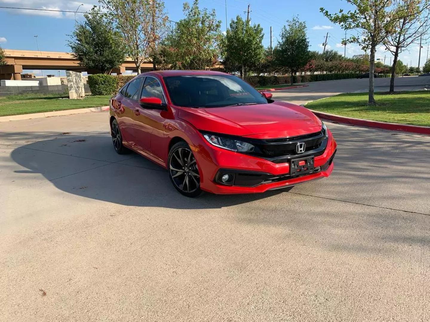 Used 2020 Honda Civic Sport with VIN 2HGFC2F8XLH548793 for sale in Dallas, TX