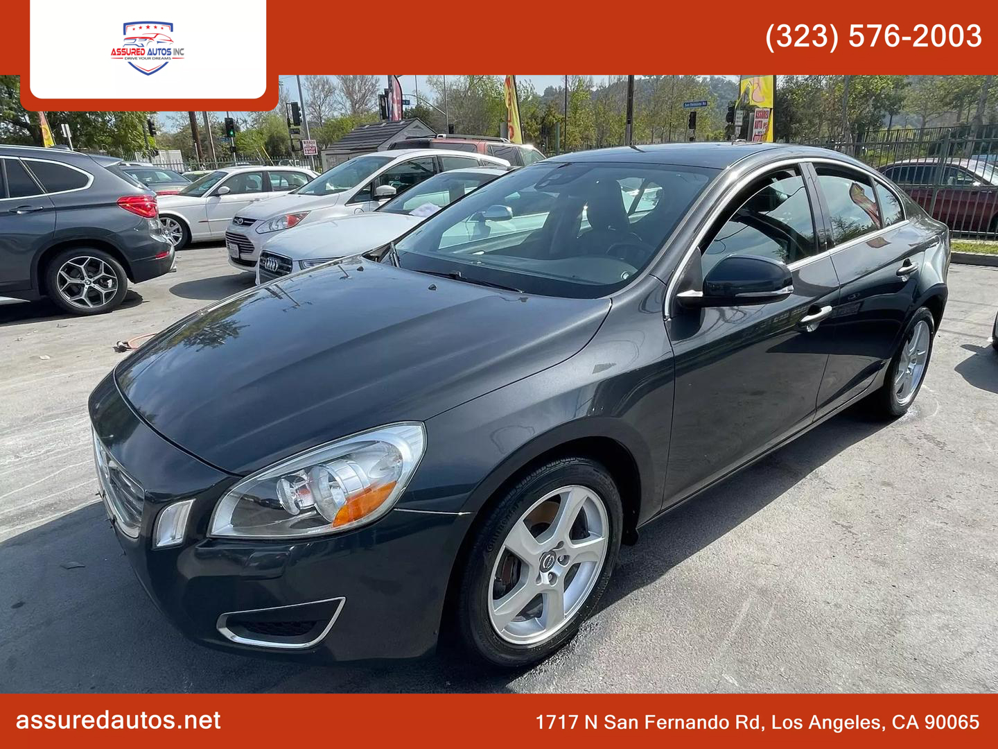 Used 2012 Volvo S60 T5 with VIN YV1622FS4C2145148 for sale in Los Angeles, CA