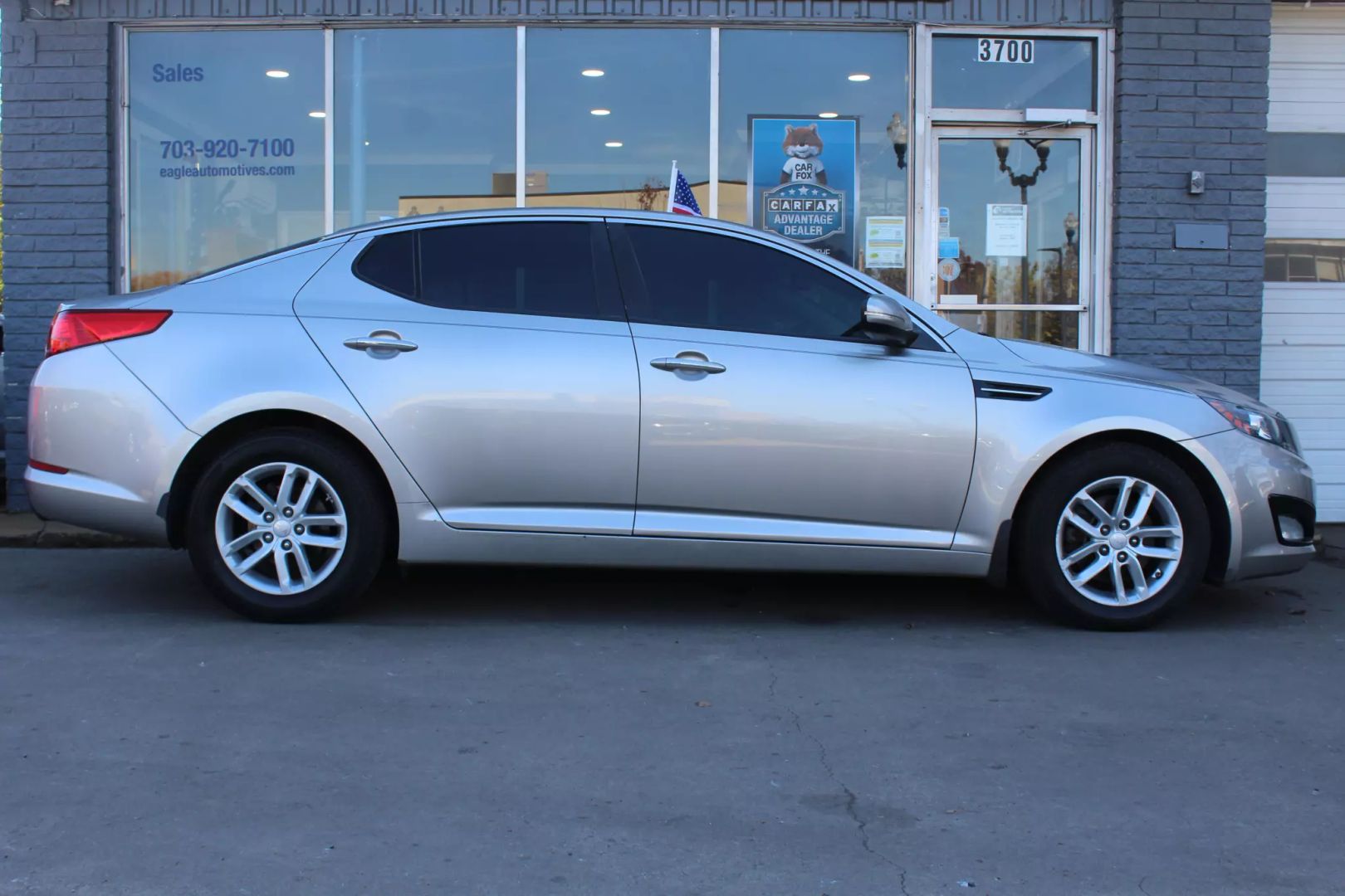 Used 2013 Kia Optima LX with VIN KNAGM4A79D5439631 for sale in Arlington, VA