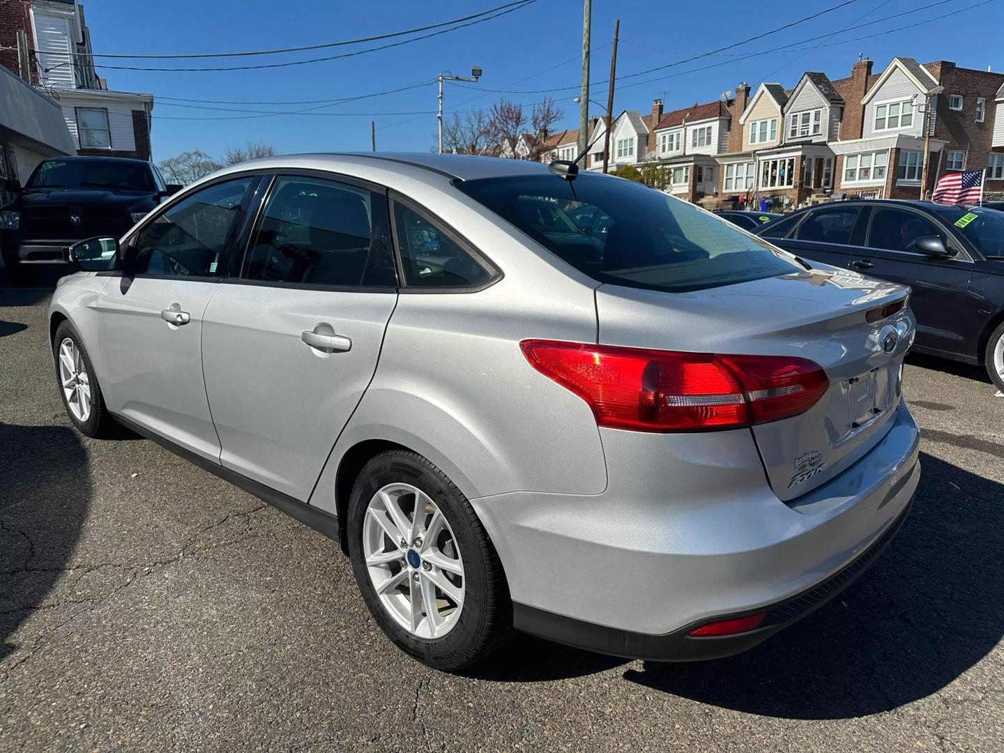 2015 Ford Focus parked outdoors, showcasing its sleek design and compact build.