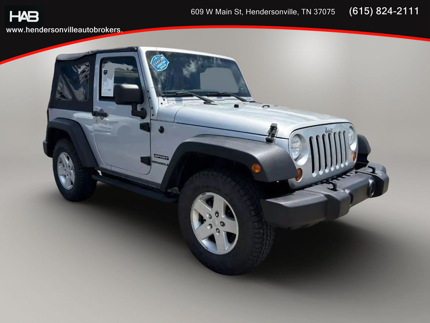 2012 Jeep Wrangler Sport