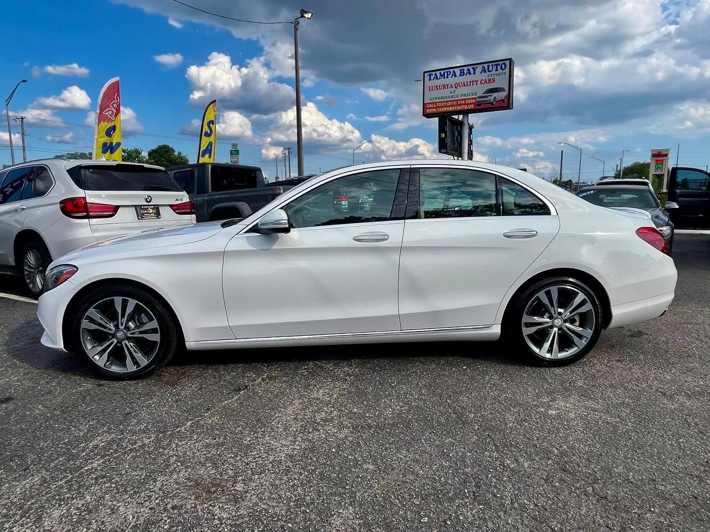 Used 2015 Mercedes-Benz C-Class C300 with VIN 55SWF4JB2FU076747 for sale in Tampa, FL