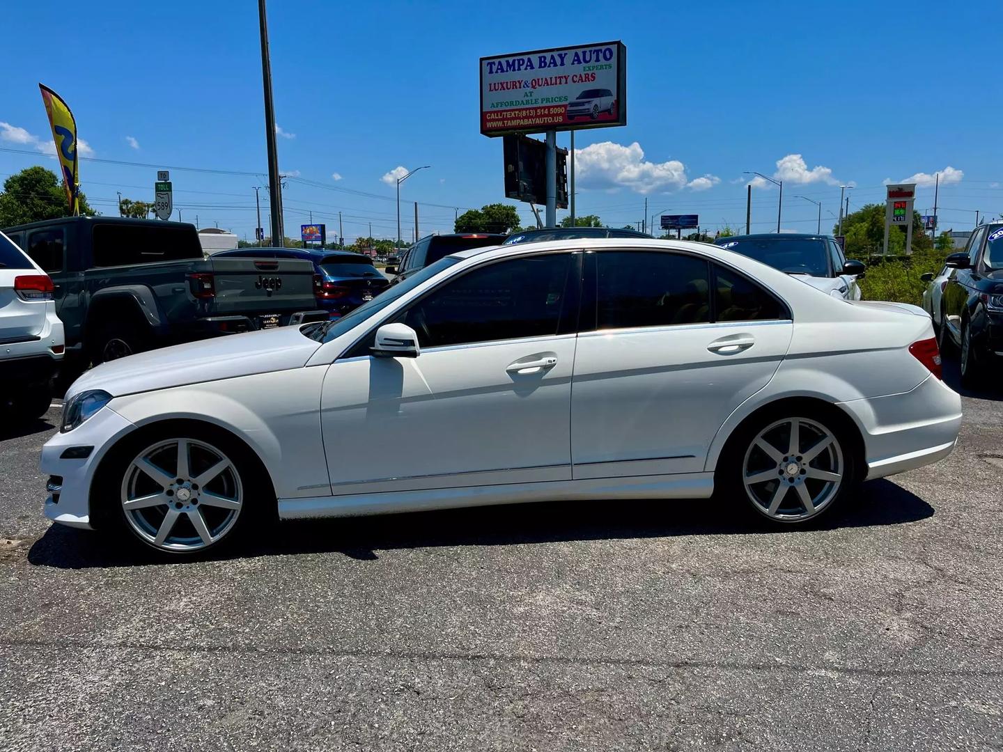 Used 2014 Mercedes-Benz C-Class C250 Sport with VIN WDDGF4HBXEA957169 for sale in Tampa, FL
