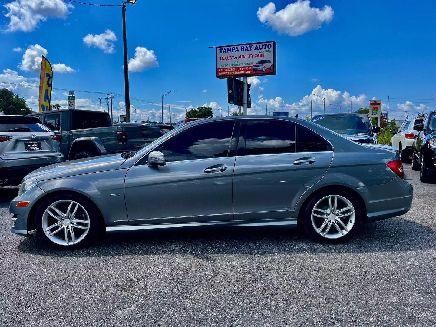 Used 2012 Mercedes-Benz C-Class C250 Sport with VIN WDDGF4HB5CR214286 for sale in Tampa, FL