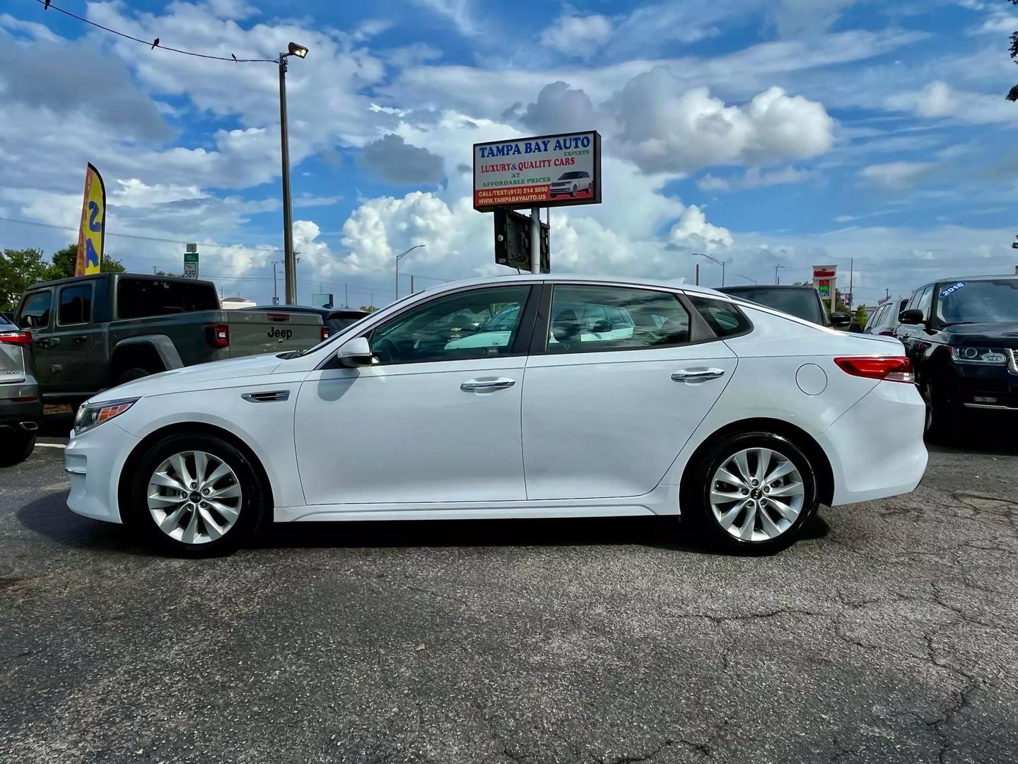 Used 2018 Kia Optima LX with VIN 5XXGT4L39JG272548 for sale in Tampa, FL