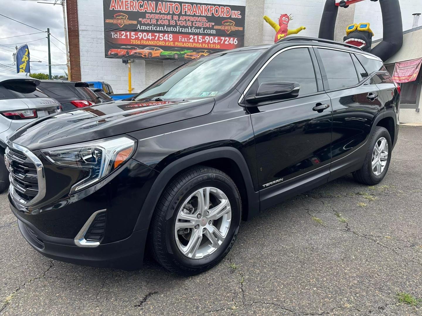 2019 GMC Terrain showcasing its sleek design and advanced features, highlighting a modern and stylish compact SUV.