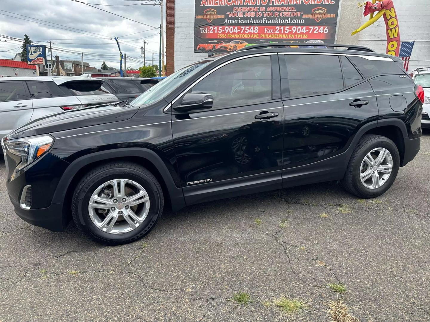 2019 GMC Terrain showcasing its sleek design and advanced features, highlighting a modern and stylish compact SUV.