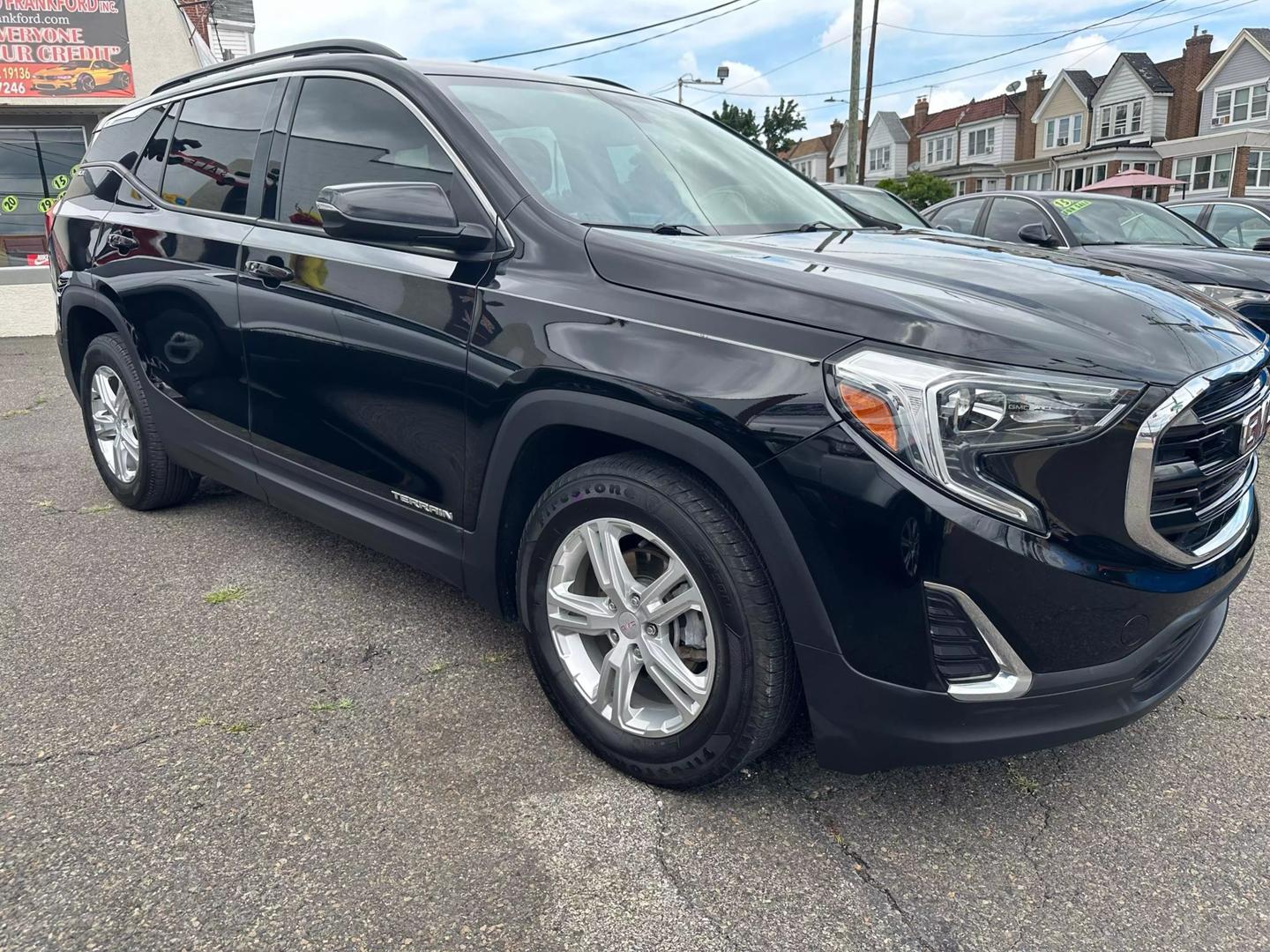 2019 GMC Terrain showcasing its sleek design and advanced features, highlighting a modern and stylish compact SUV.