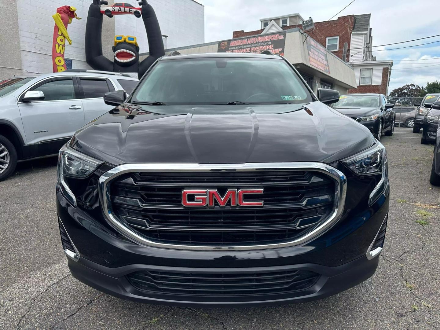 2019 GMC Terrain showcasing its sleek design and advanced features, highlighting a modern and stylish compact SUV.