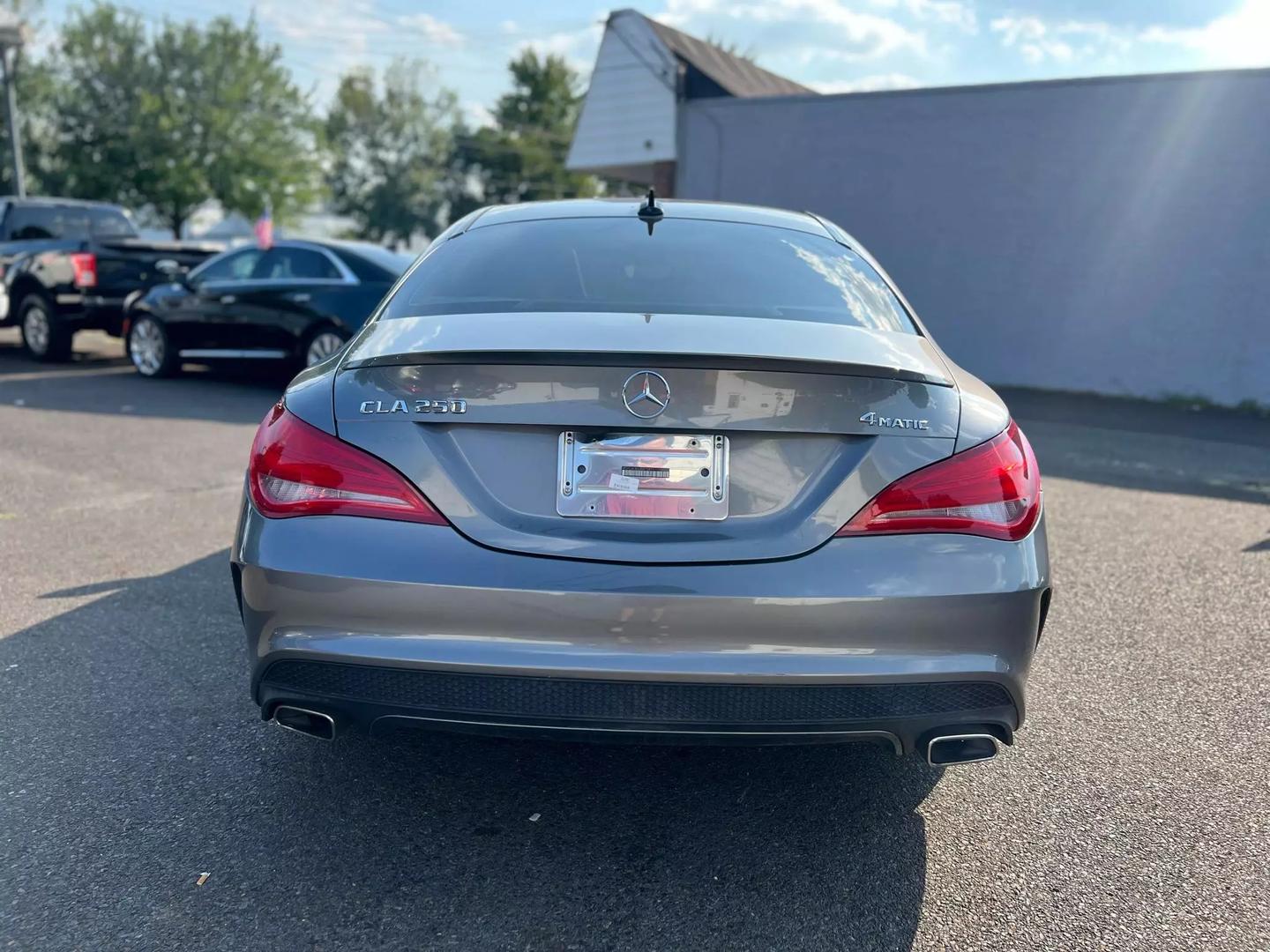 A 2016 Mercedes-Benz CLA showcasing its elegant design and sleek curves, emphasizing luxury and modern appeal.