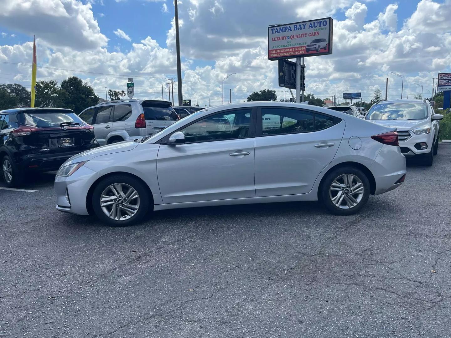 Used 2019 Hyundai Elantra SEL with VIN 5NPD84LF3KH482812 for sale in Tampa, FL