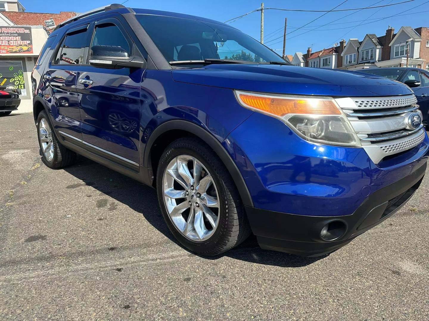 2014 Ford Explorer SUV with a spacious interior and sleek design, highlighting its modern features and powerful build.