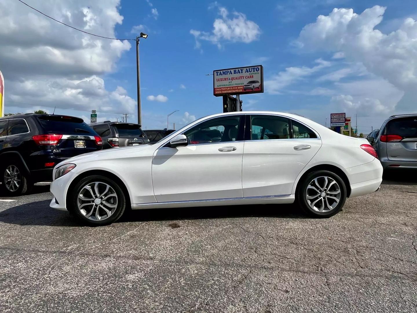 Used 2016 Mercedes-Benz C-Class C300 with VIN WDDWF4KB9GR134791 for sale in Tampa, FL