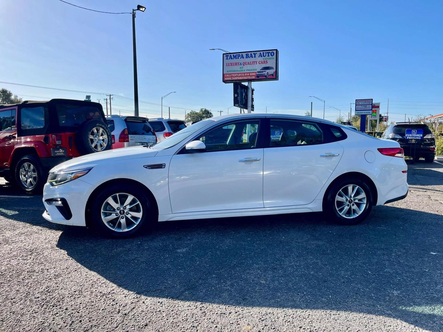 Used 2019 Kia Optima LX with VIN 5XXGT4L36KG279281 for sale in Tampa, FL