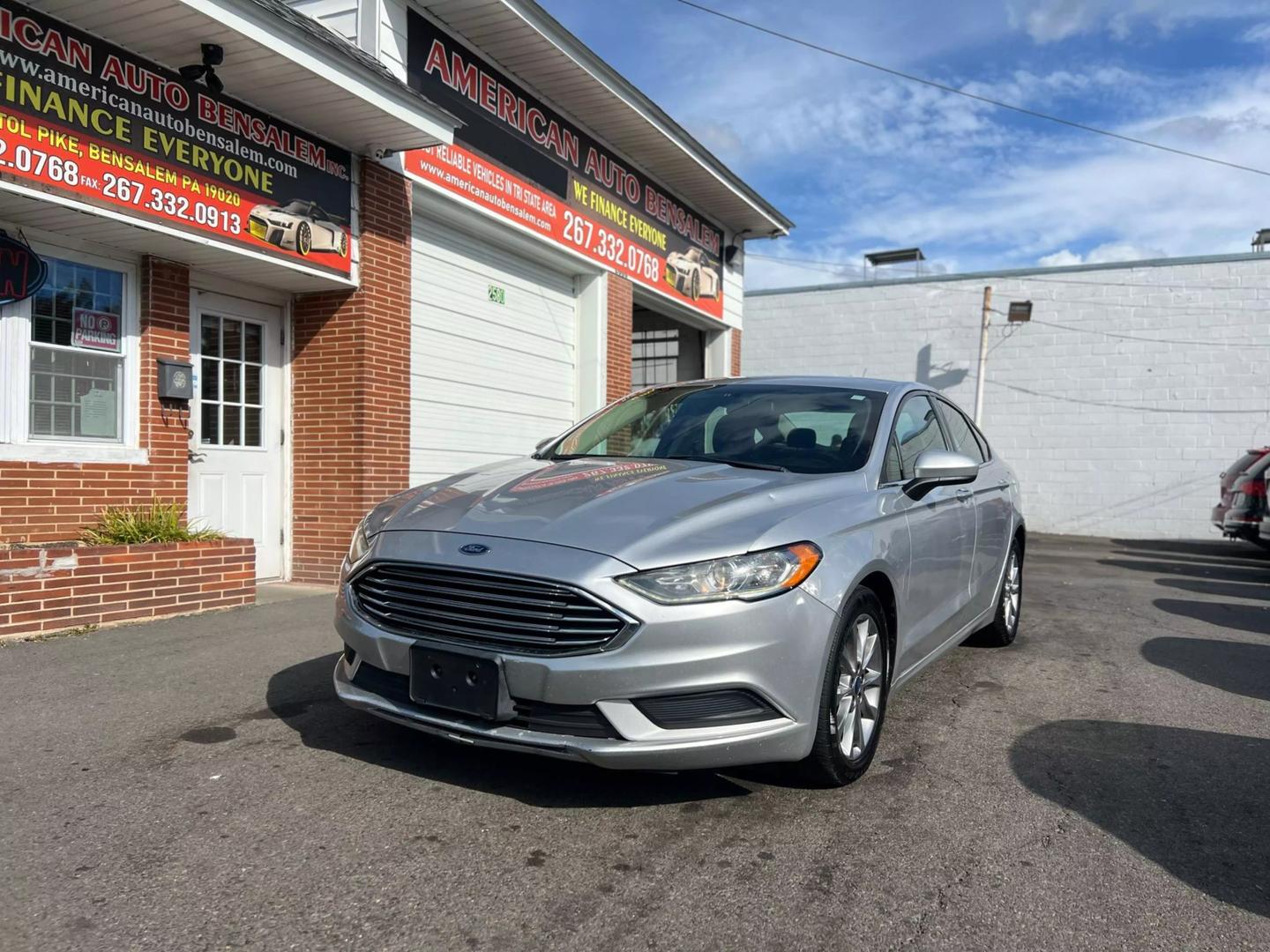 2017 Ford Fusion sedan with sleek design, showcasing advanced features and modern styling.