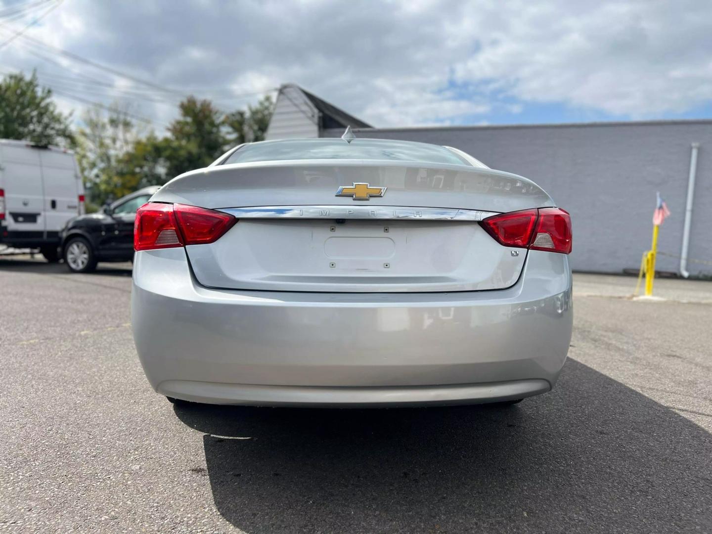 Close-up view of 2019 Chevrolet Impala showcasing sleek design and modern features.