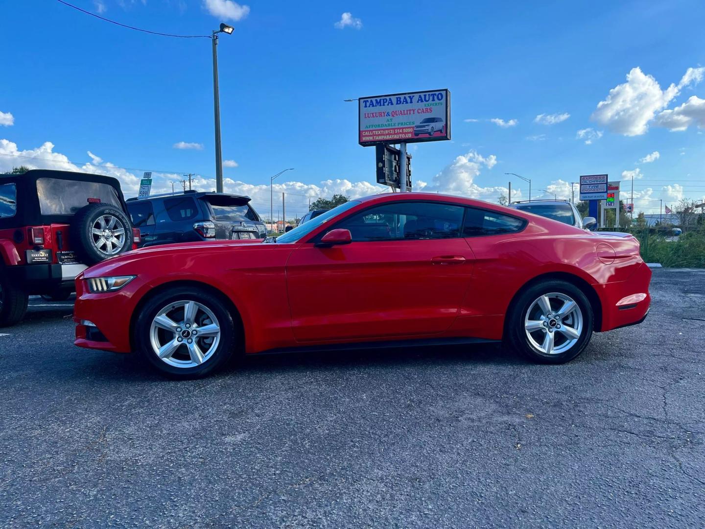 Used 2015 Ford Mustang EcoBoost with VIN 1FA6P8TH2F5340872 for sale in Tampa, FL